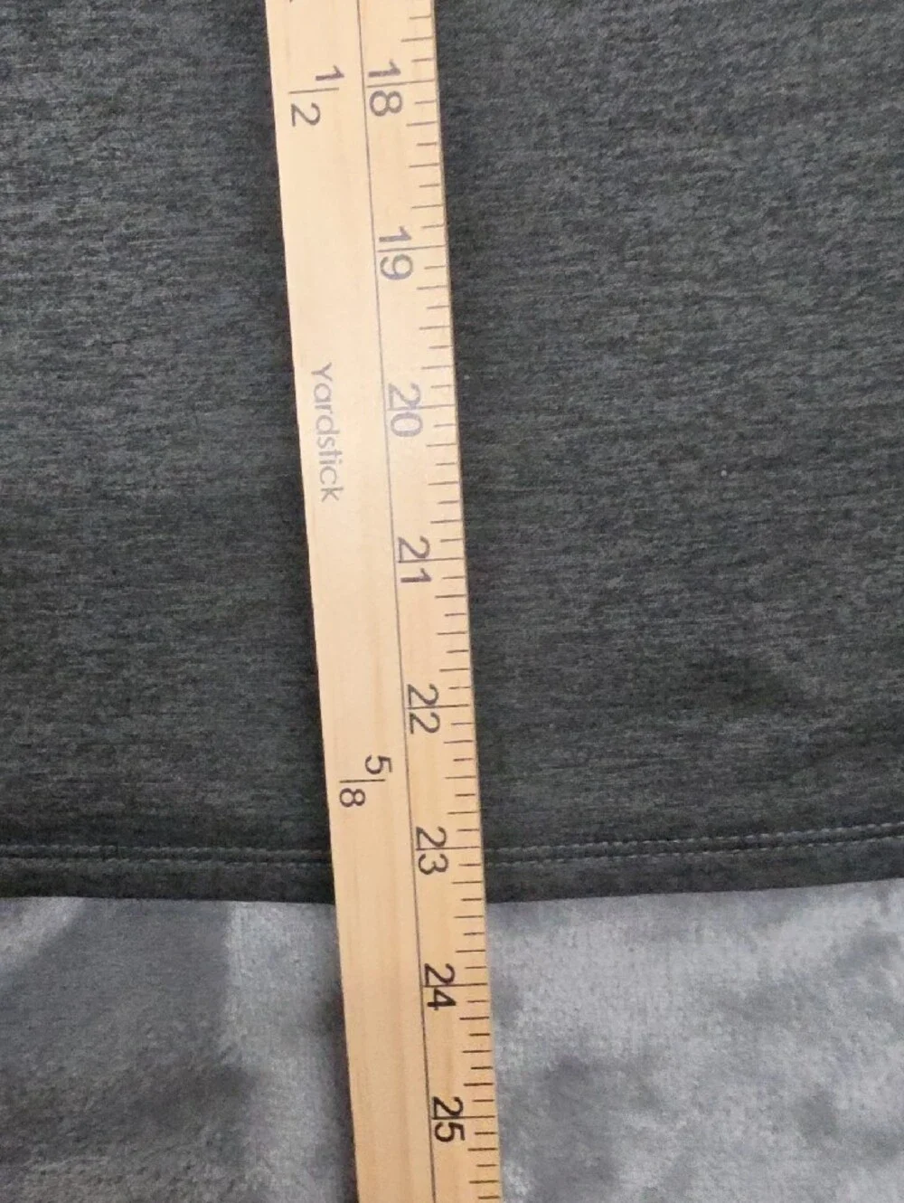 The North Face heather gray